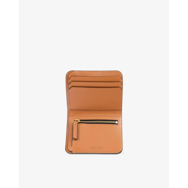 Isabel Marant Oskan Leather Wallet in Cognac | Wallets & Purses | Luxury Shoes 