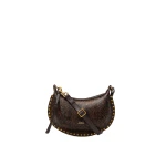 Isabel Marant Oskan Moon Bag in Python-Effect Grained Leather, Mocha Isabel Marant Oskan Moon Bag in Python-Effect Grained Leather, Mocha | Women | Luxury Shoes