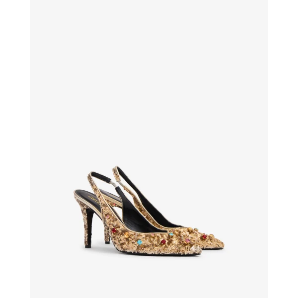 Isabel Marant Pafya Pumps in Light Gold | Heels | Luxury Shoes 