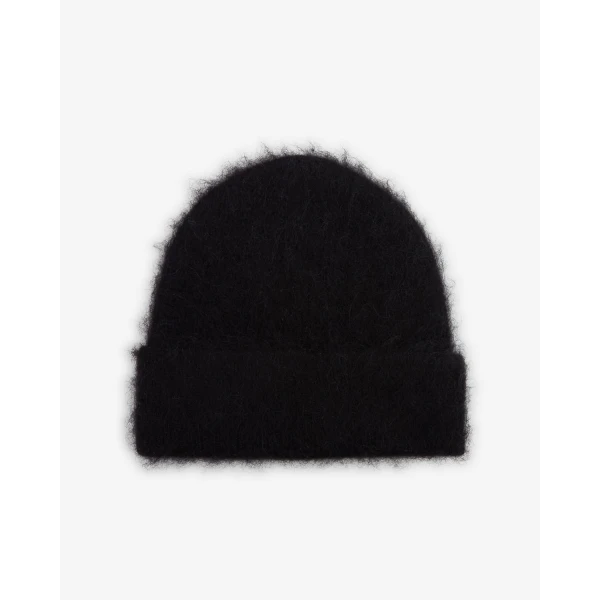 Isabel Marant Peeta Alpaca Beanie in Black | Hats | Luxury Shoes 