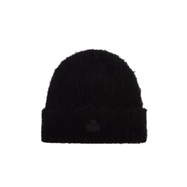 Isabel Marant Peeta Alpaca Beanie in Black | Women | Luxury Shoes 