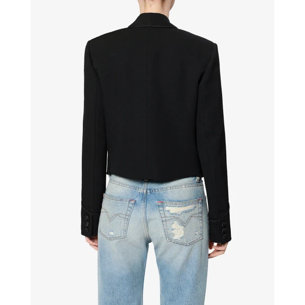 Isabel Marant Pialena Wool Jacket in Black | Jackets | Luxury Shoes 