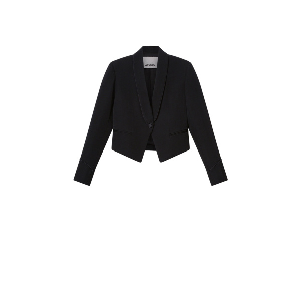 Isabel Marant Pialena Wool Jacket in Black