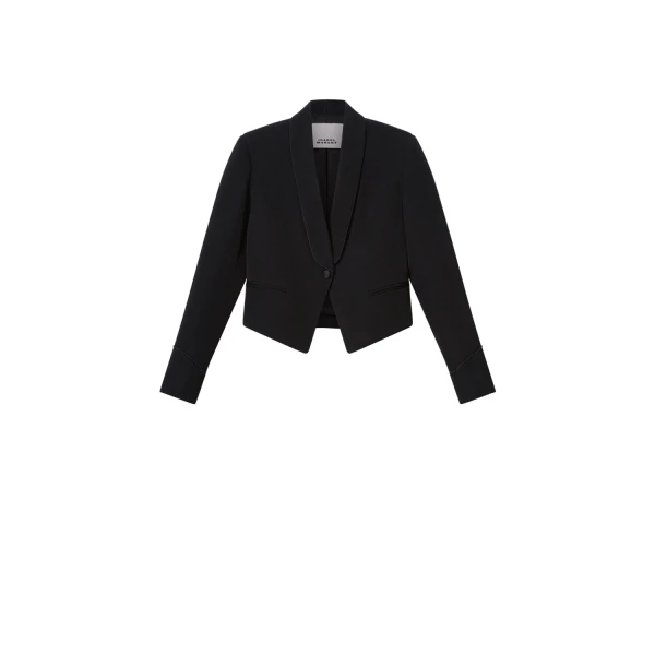 Isabel Marant Pialena Wool Jacket in Black