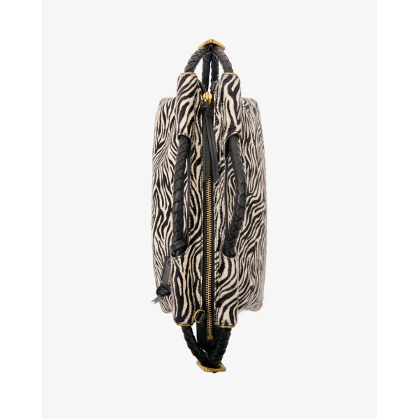 Isabel Marant Pipa M Bag in Pony Leather, Zebra | Shoulder & Crossbody Bags | Luxury Shoes 