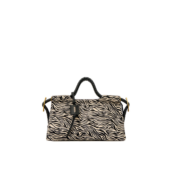 Isabel Marant Pipa M Bag in Pony Leather, Zebra | Women | Luxury Shoes 