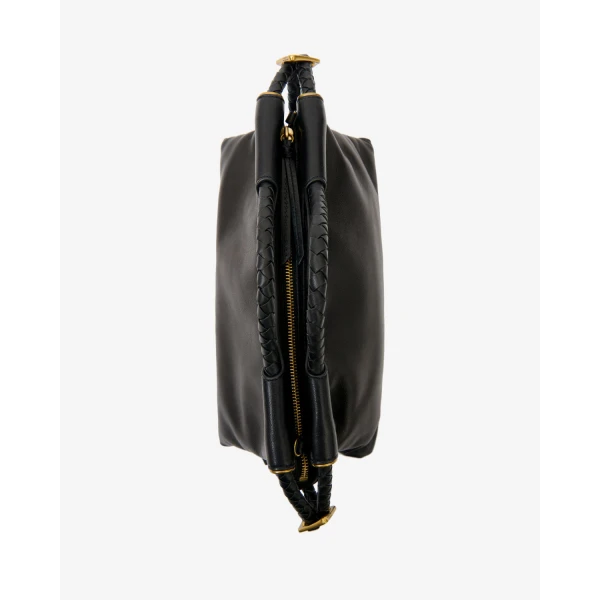 Isabel Marant Pipa M Leather Bag in Black | Shoulder & Crossbody Bags | Luxury Shoes 