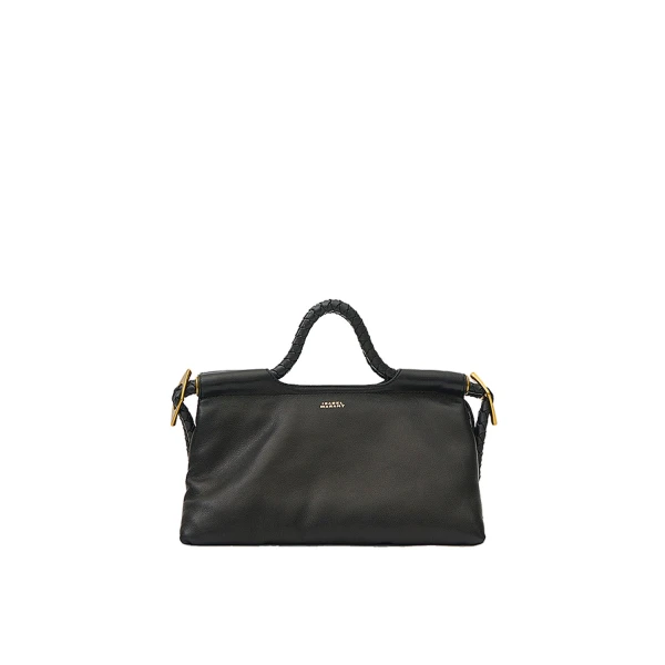 Isabel Marant Pipa M Leather Bag in Black | Women | Luxury Shoes 