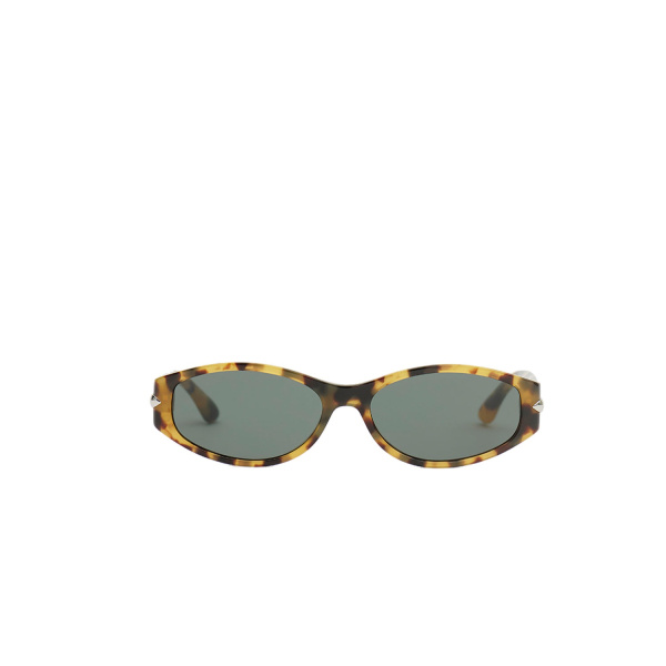 Isabel Marant Pixa Sunglasses in Havana Honey and Green | Women | Luxury Shoes 