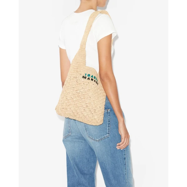 Isabel Marant Praia Small Bag in Natural | Totes & Top-Handle Bags | Luxury Shoes 