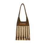 Isabel Marant Praia Small Shoulder Bag in Natural and Brown | Women | Luxury Shoes 