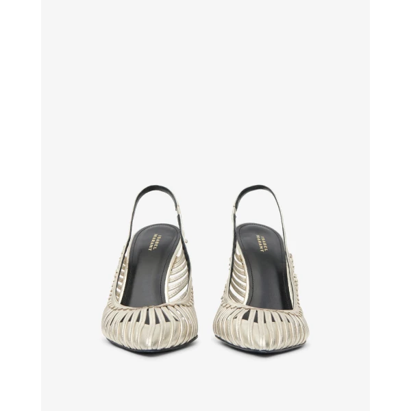 Isabel Marant Pysma Pumps in Light Gold | Heels | Luxury Shoes 