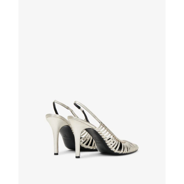 Isabel Marant Pysma Pumps in Light Gold | Heels | Luxury Shoes 