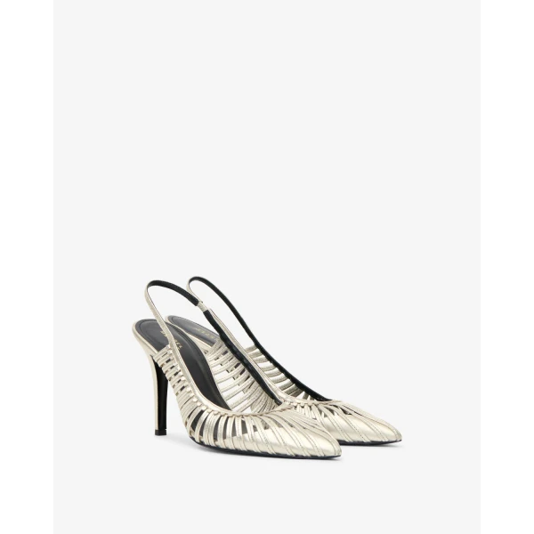 Isabel Marant Pysma Pumps in Light Gold | Heels | Luxury Shoes 