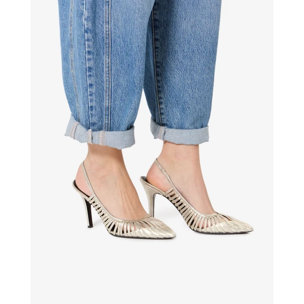 Isabel Marant Pysma Pumps in Light Gold | Heels | Luxury Shoes 