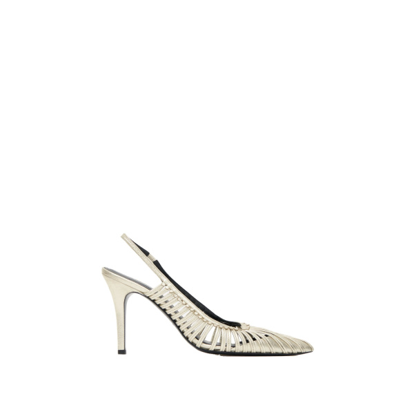 Isabel Marant Pysma Pumps in Light Gold | Women | Luxury Shoes 