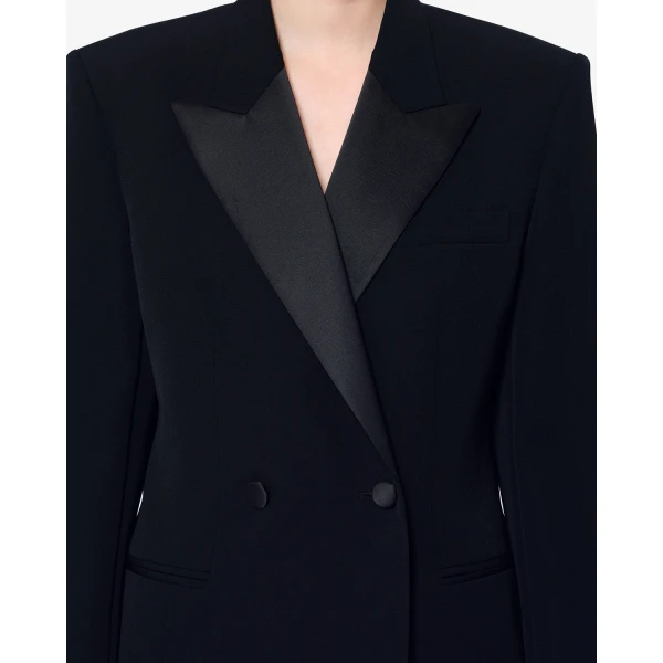Isabel Marant Ranyae Wool Jacket in Black | Jackets | Luxury Shoes 
