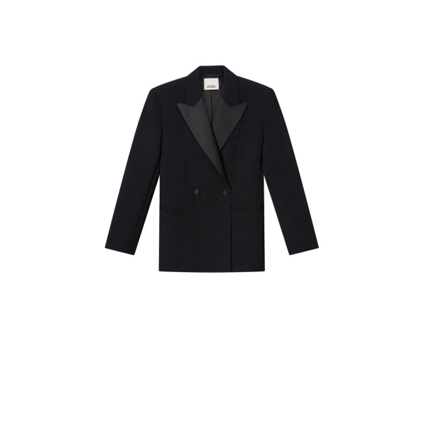 Isabel Marant Ranyae Wool Jacket in Black | Women | Luxury Shoes 