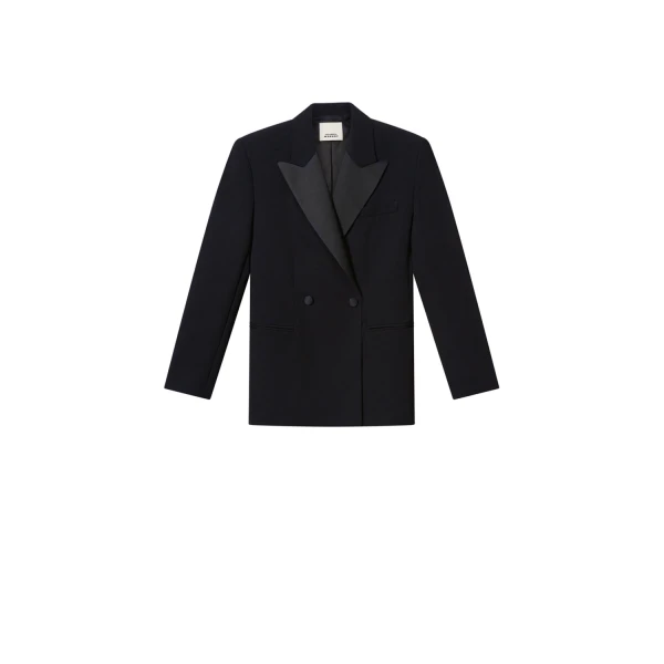 Isabel Marant Ranyae Wool Jacket in Black | Women | Luxury Shoes 