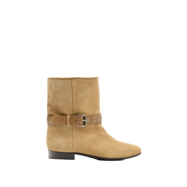 Isabel Marant Reena Ankle Boots in Taupe | Women | Luxury Shoes 