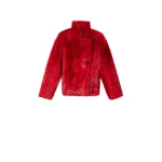 Isabel Marant Roama Shearling Coat in Red | Women | Luxury Shoes 