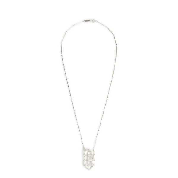 Isabel Marant Rock Crystal Necklace in Silver | Women | Luxury Shoes 