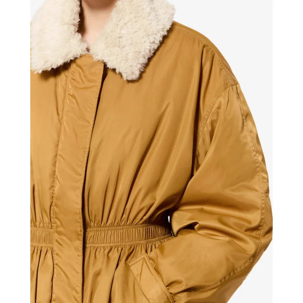 Isabel Marant Selja Coat in Ochre | Coats | Luxury Shoes 