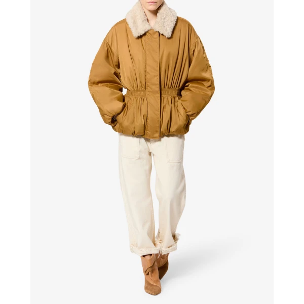 Isabel Marant Selja Coat in Ochre | Coats | Luxury Shoes 