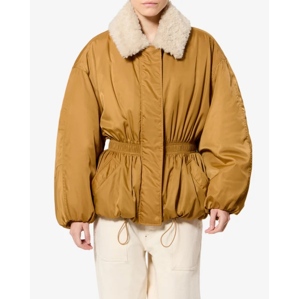Isabel Marant Selja Coat in Ochre | Coats | Luxury Shoes 