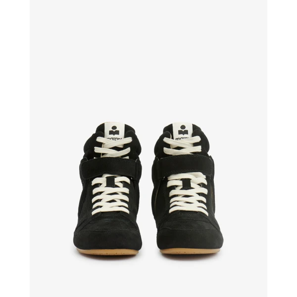 Isabel Marant Senny High Sneakers in Black | Sneakers | Luxury Shoes 