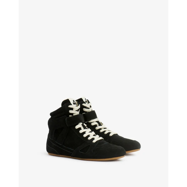 Isabel Marant Senny High Sneakers in Black | Sneakers | Luxury Shoes 