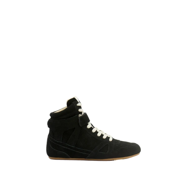 Isabel Marant Senny High Sneakers in Black | Women | Luxury Shoes 