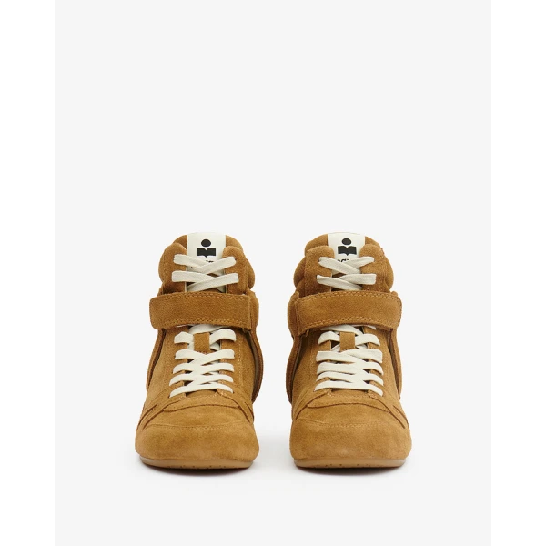 Isabel Marant Senny High Sneakers in Cognac | Sneakers | Luxury Shoes 