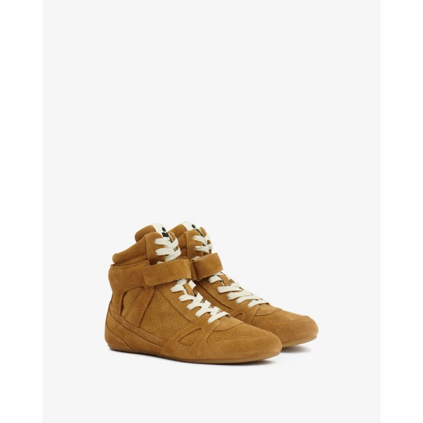 Isabel Marant Senny High Sneakers in Cognac | Sneakers | Luxury Shoes 