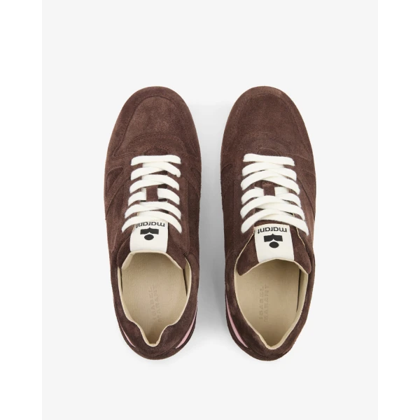 Isabel Marant Senny Low Sneakers in Chocolate | Sneakers | Luxury Shoes 
