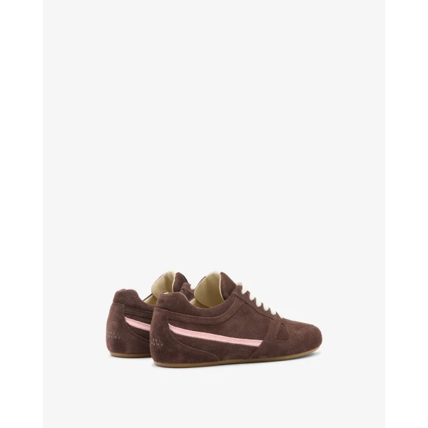 Isabel Marant Senny Low Sneakers in Chocolate | Sneakers | Luxury Shoes 