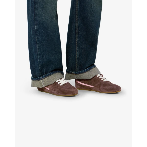 Isabel Marant Senny Low Sneakers in Chocolate | Sneakers | Luxury Shoes 