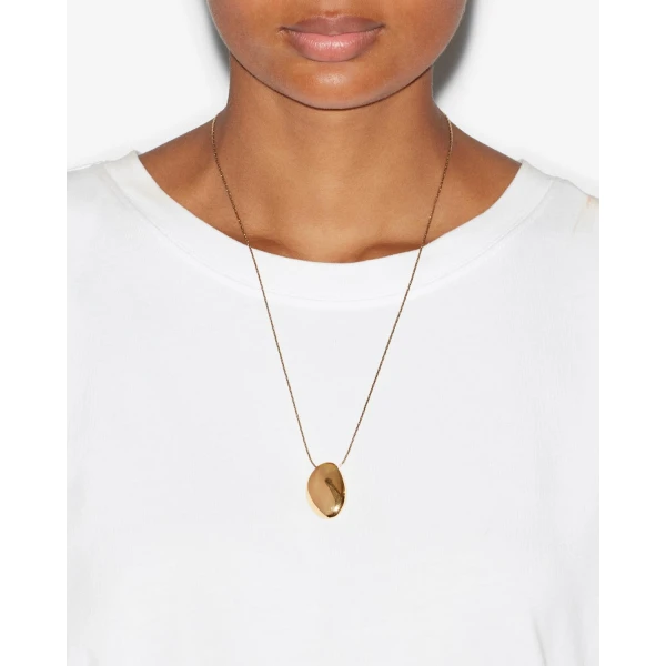 Isabel Marant Shiny Day Necklace in Gold | Necklace | Luxury Shoes 