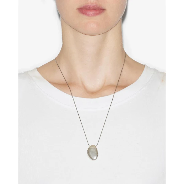Isabel Marant Shiny Day Necklace in Silver | Necklace | Luxury Shoes 