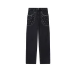 Isabel Marant Silka Jeans in Black | Women | Luxury Shoes 