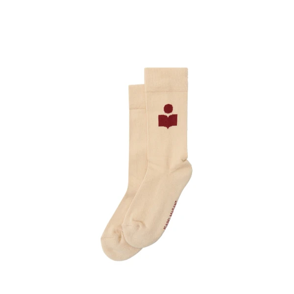 Isabel Marant Siloki Socks in Deep Beige | Women | Luxury Shoes 