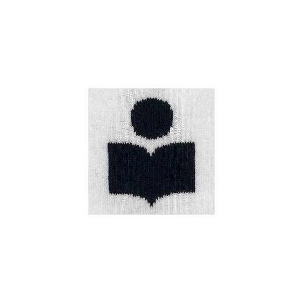 Isabel Marant Siloki Socks in White | Accessories | Luxury Shoes 