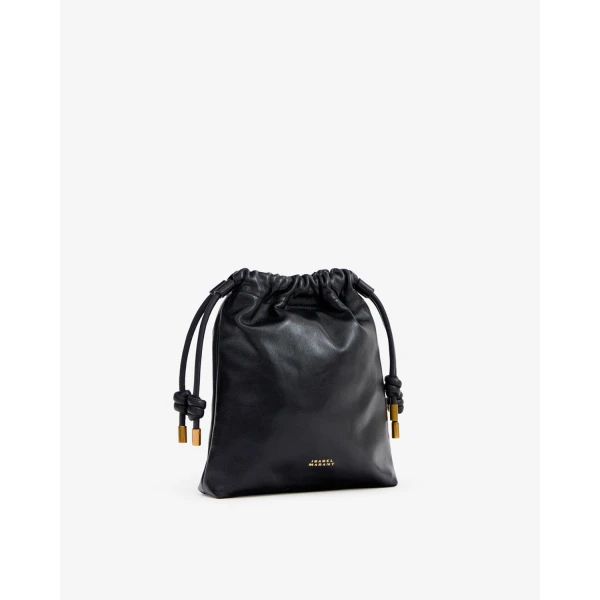 Isabel Marant Silven Mini Leather Bag in Black | Mini Bags | Luxury Shoes 