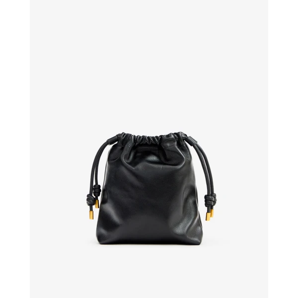Isabel Marant Silven Mini Leather Bag in Black | Mini Bags | Luxury Shoes 