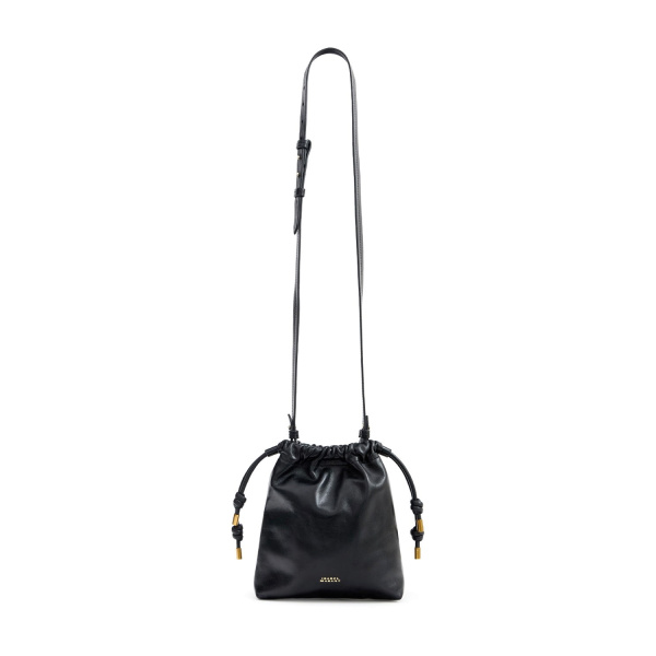 Isabel Marant Silven Mini Leather Bag in Black | Women | Luxury Shoes 
