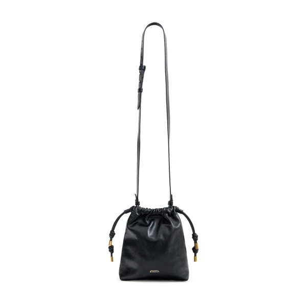 Isabel Marant Silven Mini Leather Bag in Black | Women | Luxury Shoes 