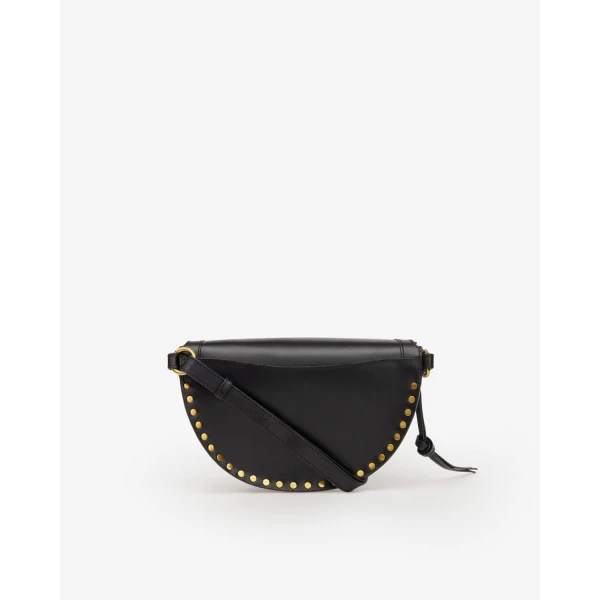Isabel Marant Skano Belt Bag in Leather, Black | Belt Bags | Luxury Shoes 