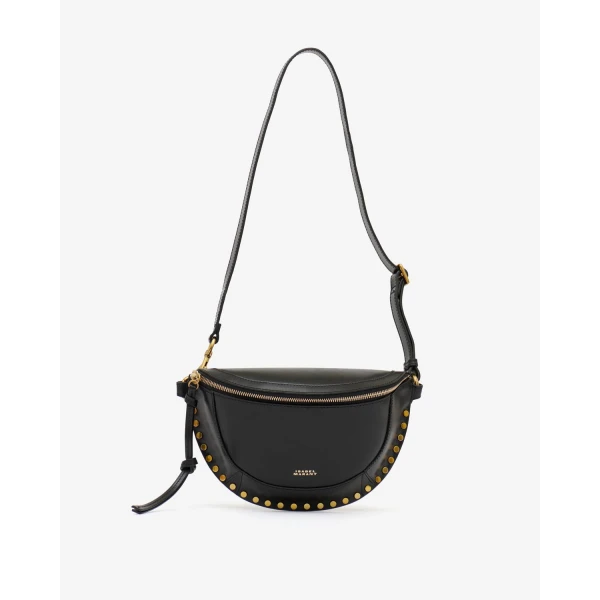 Isabel Marant Skano Belt Bag in Leather, Black | Belt Bags | Luxury Shoes 