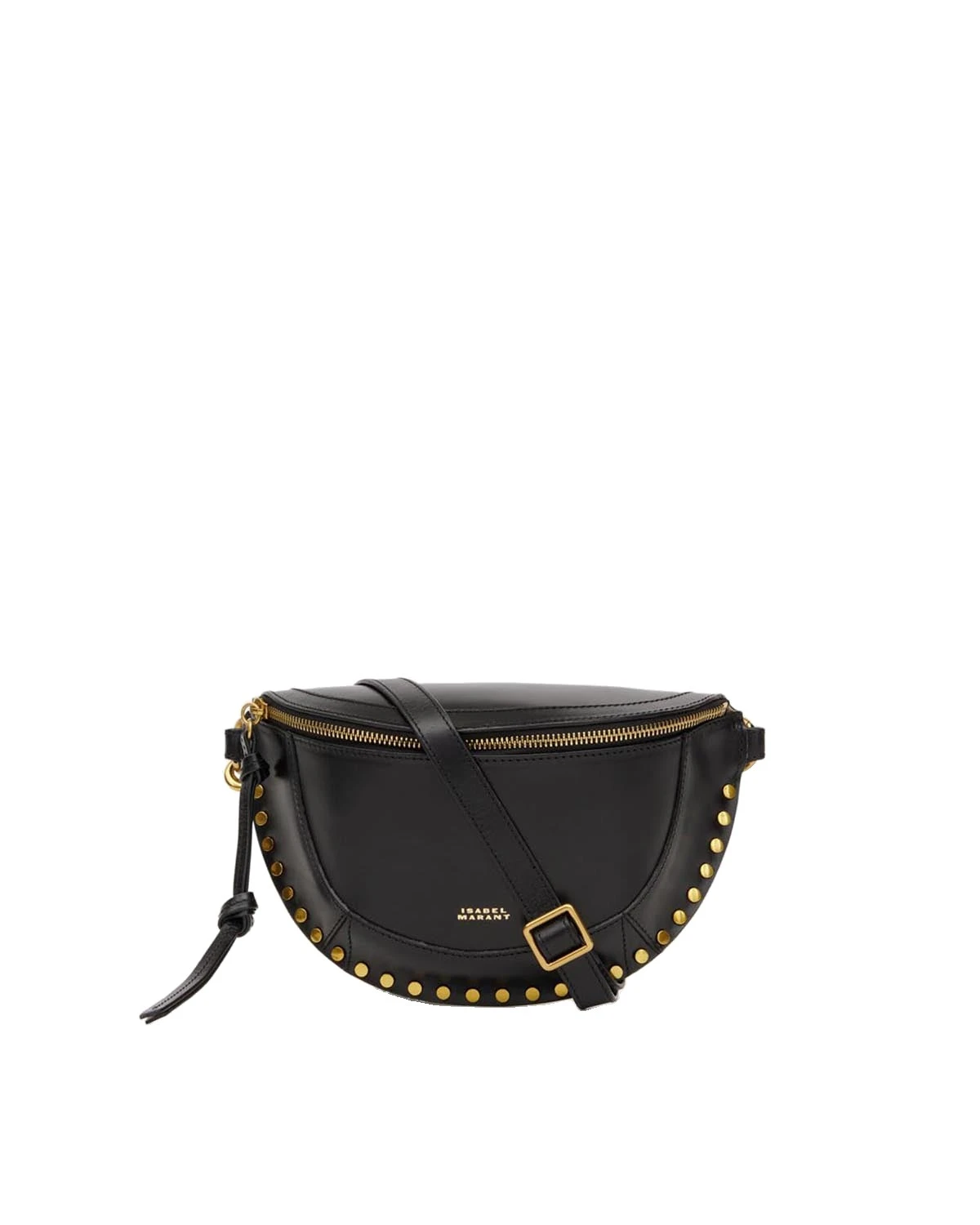 Isabel Marant Skano Belt Bag in Leather, Black Isabel Marant Skano Belt Bag in Leather, Black | Women | Luxury Shoes