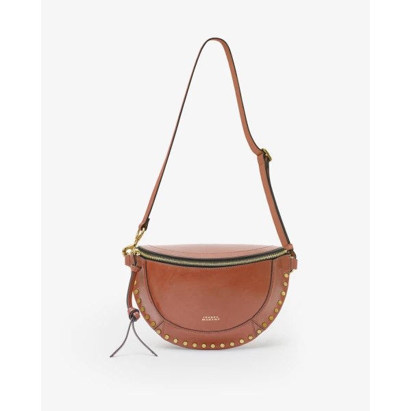Isabel Marant Skano Belt Bag in Leather, Cognac | Belt Bags | Luxury Shoes 